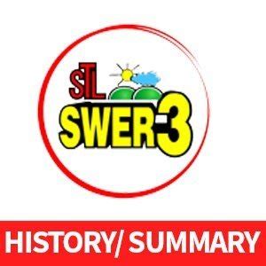 stl swer3 lotto results history summary|STL Swer3 Result Today, History, Summary 2023 .